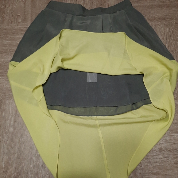 High Low Color Block Skirt - Picture 5 of 7